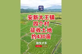 雄安新区安新县大王镇四个村征收土地约430亩#安新县 #征地拆迁 #大王镇 #雄安新区最新消息 #同城热门视频封面