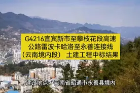 G4216宜宾新市至攀枝花段高速公路雷波卡哈洛至永善连接线视频封面
