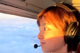 在美国学开飞机第一天，我看到了超美的加州日落！ #交换世界计划 #加利福尼亚