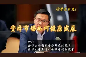田轩：资本市场如何健康发展，如何稳定企业家信心 #财经视频封面