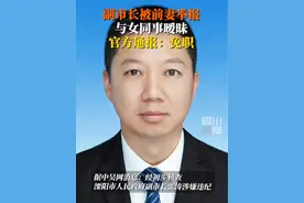 #溧阳副市长被前妻举报与同事暖昧 11月3日据中吴网，官方通报：张涛涉嫌违纪，正按规定程序免去其副市长职务，并立案审查。视频封面