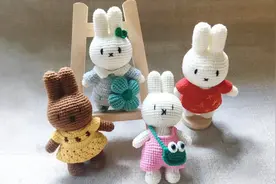 【茹姐手作】米菲兔钩织视频教程 #手工编织零基础教学