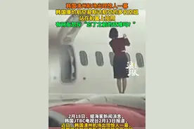 韩国清州机场出现惊人一幕 韩国廉价航空易斯达航空的多名空姐 站在机翼上拍照 有网友怒斥“忘了之前的空难吗？”#韩国航空 #飞机 #空姐 #你怎么看
