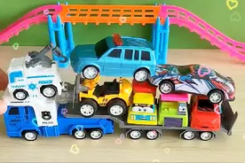 拖车们送工程车回家#工程车玩具 #玩具故事乐园视频封面