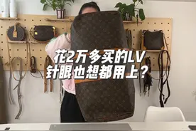 花2万多买的LV，针眼也想都用上？#包包改造 #包包改款视频封面