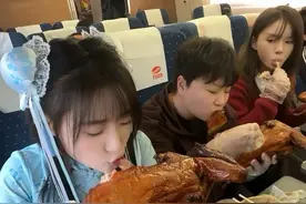 第一次坐高铁，广东人都吃了什么 #高铁上如何打发时间 #省饭课代表 #春运 @抖音创作小助手