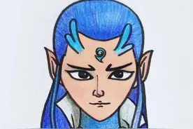 敖丙宝宝这样画， 不信你学不会 #敖丙简笔画 #画敖丙 #哪吒2 #哪吒之童魔闹海