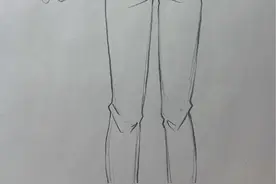 零基础裤子绘画教程 #零基础学画画 #一起学画画 #绘画教程 0基础绘画教学，裤子绘画教程，牛仔裤绘画过程