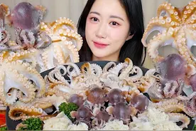 春季时令新鲜的小章鱼🐙 满满的章鱼蛋非常好吃😋