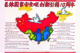 手抄报【总体国家安全观】，喜欢就点点赞吧#手抄报 #国家安全视频封面