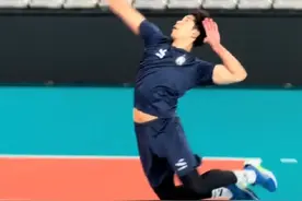 宫浦健人大力跳发慢动作 #排球🏐 #男排 #暴力美学 #日本男排 #宫浦健人