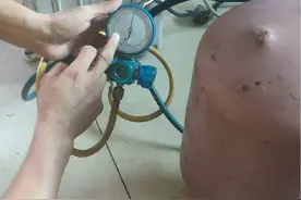 空调加氟全过程，这样加氟会多加吗？ #空调加氟 #空调维修视频封面
