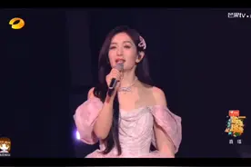 2024湖南跨年晚会，谢娜唱哭了#2024跨年晚会#热点#娱乐圈