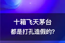 震惊！十瓶飞天茅台居然全是打孔造假的？太狠了！视频封面