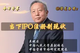 吴晓求：A股投资者不是风投，不应将风险通过IPO注册制化解视频封面