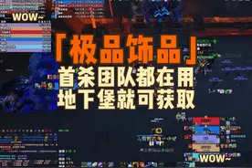 地心之战极品法系饰品，地下堡就可以获取#魔兽世界