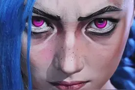 建模感化妆 #双城之战 #金克丝 #美术生化妆 #妆面记录 #美术生化妆