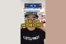 骑士55分狂胜热火，4比0横扫，这是要逆天啊！#骑士横扫热火 #米切尔 #詹姆斯 #巴特勒 #dou来nba季后赛视频封面