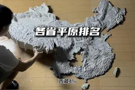 各省平原占比排名 地形图直观我国平原区域分布#江苏#平原#地理视频封面
