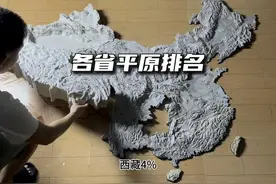 各省平原占比排名 地形图直观我国平原区域分布#江苏#平原#地理视频封面