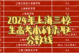 2024年上海五月三校生高考本科录取分数线#沪才教育#上海三校生视频封面