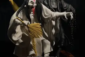 十大阴帅之黑白无常的故事，曾是结义兄弟#黑白无常#面塑 #非遗文化视频封面