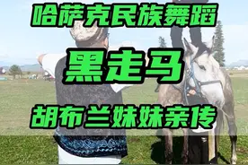 哈萨克民族舞-黑走马#新疆 #大美新疆 #草原 #黑走马 #民族舞视频封面