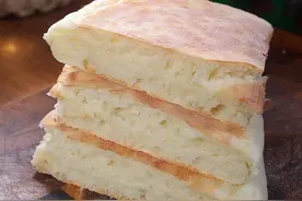 一斤面九两水做无糖无盐超软发面饼 #发面饼 #烙饼 #发面旺