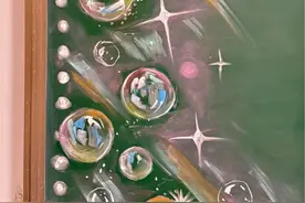 粉笔画（泡泡） 是击中我心巴的泡泡#粉笔画 #黑板画 #黑板报 #黑板报可以有多绝 #黑板报粉笔画 @抖音短视频 @抖音创作小助手 @抖音热点宝 @抖音媒体内容优推官 @抖音来客官方助推官 @抖音创作者大会 @抖音