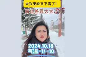 一雪方知冬深，昨天的一场雪，把我的小城一夜之间从秋天直接到了白雪皑皑的冬季，南北差异真的太大了#大兴安岭 #我为家乡代言 #天气预报 #南北差异 #下雪了