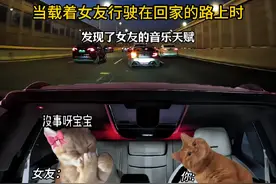 当载着女友行驶在回家的路上时 #猫咪表情包 #情侣 #情侣日常视频封面