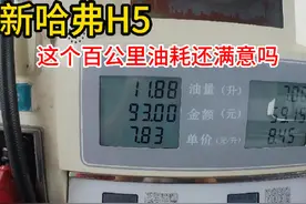 哈弗新H5的油耗大家还满意吗？视频有点长请耐心看完#新哈弗h5视频封面