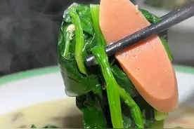 饭店里面的上汤菠菜做法原来怎么简单#真材实料好味道视频封面