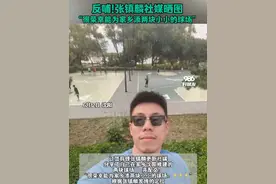 反哺！张镇麟社媒晒图“很荣幸能为家乡添两块小小的球场” 