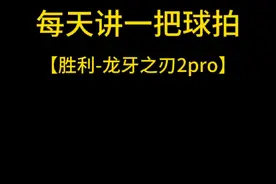 每天讲一把球拍，胜利龙牙之刃2pro #龙牙之刃2pro #胜利龙牙之刃2pro #龙2pro #龙牙之刃视频封面