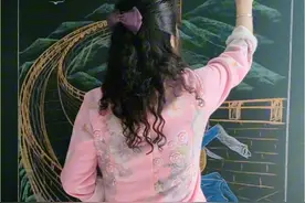 孟姜女哭长城 #粉笔画#绘画过程分享#孟姜女十二月调 #作品欣赏