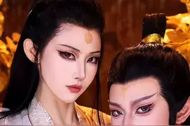 听说咱这是玉虚宫必吃榜top1？ @是初九呀 #美妆模范生  #哪吒2角色cos #鹿童鹤童 #仿妆 #哪吒之魔童闹海