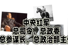 中央红军的总司令，总政委，总参谋长，总政治部主任分别是谁视频封面