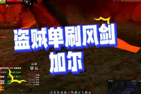 80盗贼单刷风剑之加尔！左右脸都已单刷成功#魔兽世界 #网易