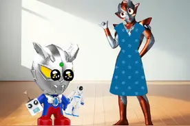 启蒙早教玩具动画：爸爸帮小赛罗奥特曼修好了玩具机器人视频封面