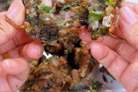 紫菜炸海蛎，外酥里嫩，香香脆脆，非常好吃#紫菜炸海蛎