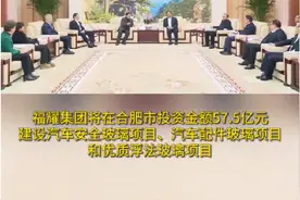 1月27日，安徽省委书记、省长会见曹德旺 福耀集团57.5亿元投资合肥。#福耀玻璃 #合肥 #汽车玻璃 #福耀玻璃发布公告视频封面