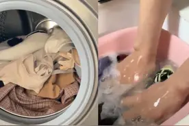 内裤用洗衣机洗比手洗干净，医生：手洗费力不讨好，觉得膈应只是心理作用，手洗后菌落数约259，机洗能降到70视频封面