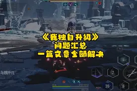 我独自升级游戏 问题汇总 一篇文章全部解决 攻略教程 玩法讲解