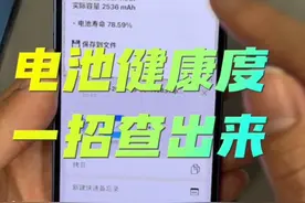 苹果换了国产电池后没健康度！一招教你查询#iphone使用技巧视频封面