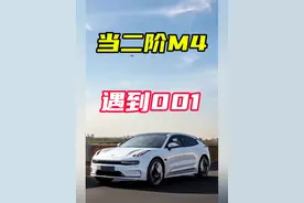 二阶M4单挑两颗老韭菜#宝马M4 #极氪001 #油门到底7000转