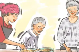 老奶奶点面后却迟迟未动，原因让人感动#感人一幕 #爱情 #温暖 #画一个故事 #珍惜爱你的人视频封面