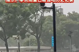 上海大暴雨，甚至还有龙卷风，多地被淹！网友：不是在下雨，是在下瀑布！#上海大暴雨#上海龙卷风#注意安全视频封面