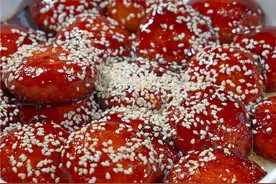 孩子爱吃的糖油粑粑，不用油炸也非常非常好吃，主要干净卫生，吃的也放心#糖油粑粑的做法 #家常菜教程视频封面