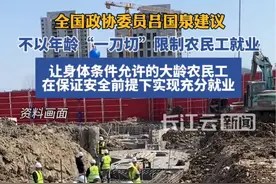 全国政协委员建议不以年龄“一刀切”限制农民工就业视频封面